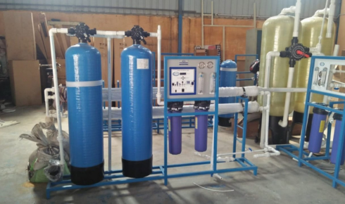 commercial water filter installation